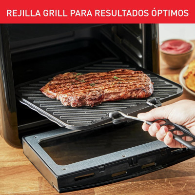 Moulinex Easy Fry & Grill 4.2L EZ5058 Freidora de Aire Sin Aceite 2 en 1 para Freír o a la Parrilla, Pantalla Digital Táctil, 8