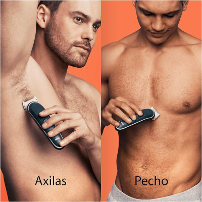 Braun Recortadora Corporal Series 5 5370, Recortadora Corporal Para Hombres, Depilación Masculina Para Todo El Cuerpo Sin