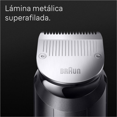 Braun Recortadora de Barba Series 7 Máquina Cortar Pelo, Máquina de afeitar, Cortapelos Hombre Kit 10 en 1 Para Barba, Pelos,