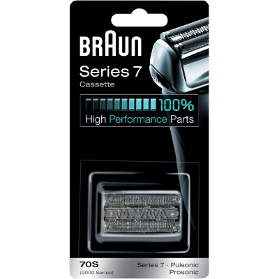 Braun Series 7 70S Cabezal de recambio para afeitadora eléctrica hombre, plata