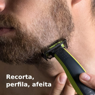 Philips OneBlade, Cuchillas de Repuesto Originales Para Recortador Barba y Maquina afeitar Hombre, Compatible con todos los Pack