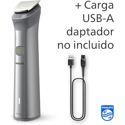 Philips Multigroom Philips Serie 5000 11 en 1 para la Cara, el Pelo y el Cuerpo con Tecnología DualCut (modelo MG5730/15)