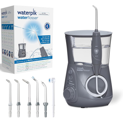 Waterpik Ultra Irrigador de Sobremesa Profesional con Agua a Presión y Sistema Avanzado de Control de Presión Mediante 10