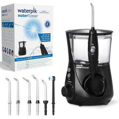 Waterpik Ultra Irrigador de Sobremesa Profesional con Agua a Presión y Sistema Avanzado de Control de Presión Mediante 10