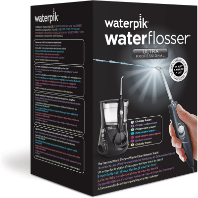 Waterpik Ultra Irrigador de Sobremesa Profesional con Agua a Presión y Sistema Avanzado de Control de Presión Mediante 10