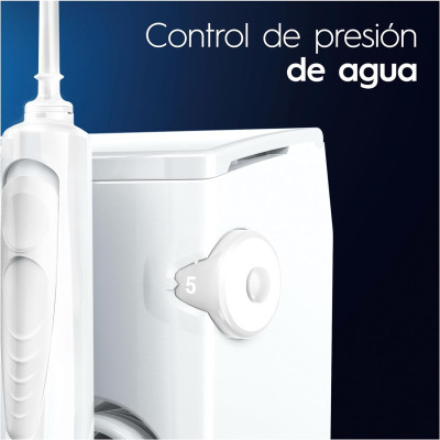 Oral-B Centro De Salud Bucal Irrigador: Irrigador Dental de Agua, 1 Cabezal Oxyjet, 1 Cabezal Water Jet + 1 Cepillo de Dientes