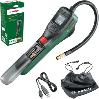 Bosch Home and Garden Electric Bike Pump/Air Pump/Mini Compressor EasyPump