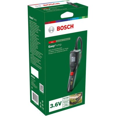 Bosch Home and Garden Electric Bike Pump/Air Pump/Mini Compressor EasyPump