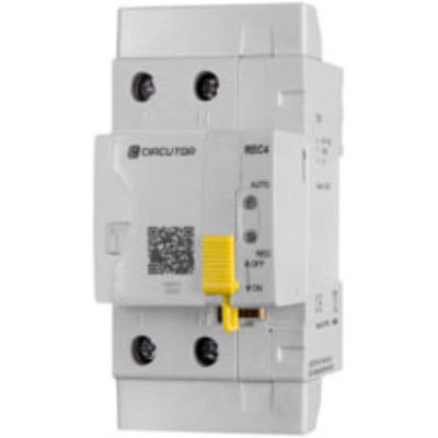 Circutor REC4 2P-40-30 Interruptor diferencial rearme automático, Blanco