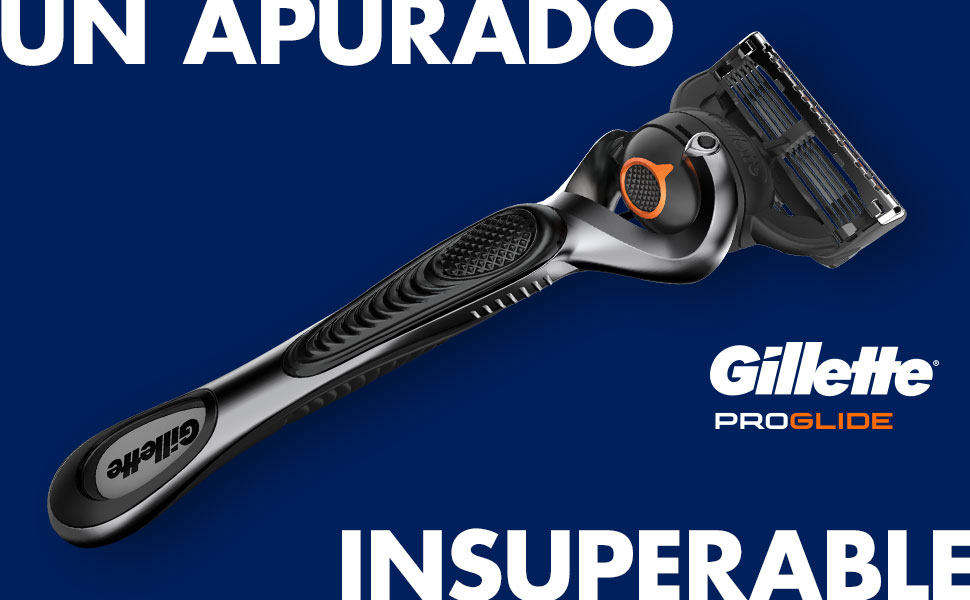 Imagen de la maquinilla de afeitar Gillette ProGlide, que ofrece un apurado insuperable.